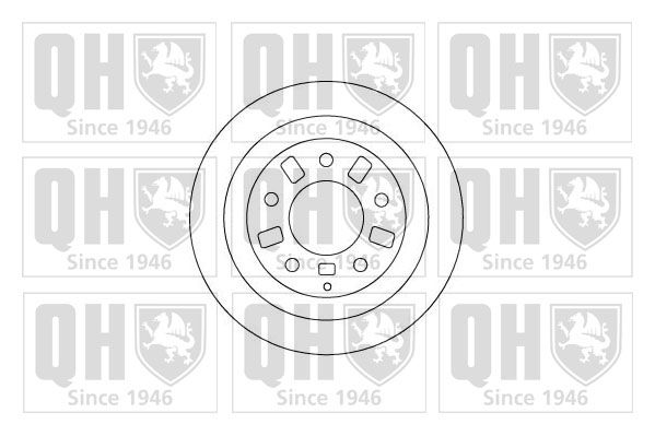 QUINTON HAZELL Тормозной диск BDC4743